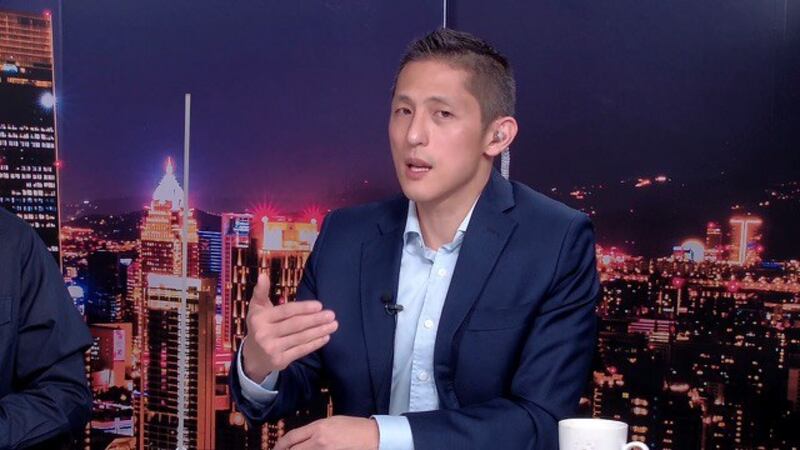 壮阔台湾发起人吴怡农表示,全民要有抵抗意志,才有赢的机会。(截图自节目)