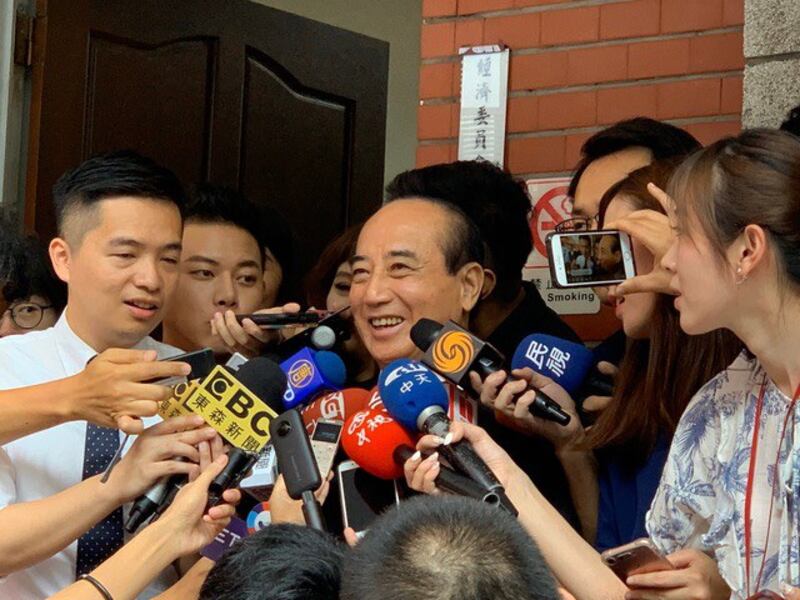 前立法院长王金平可望与郭台铭搭档参选。(王金平办公室提供)