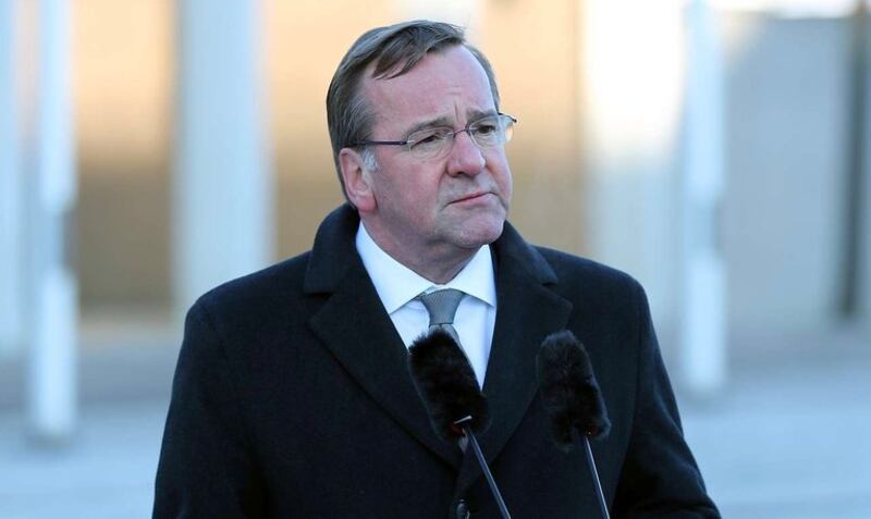 德国国防部长皮斯托留斯认为，波罗的海两条海底光缆被切断事件是蓄意破坏行为。（德国国防部）