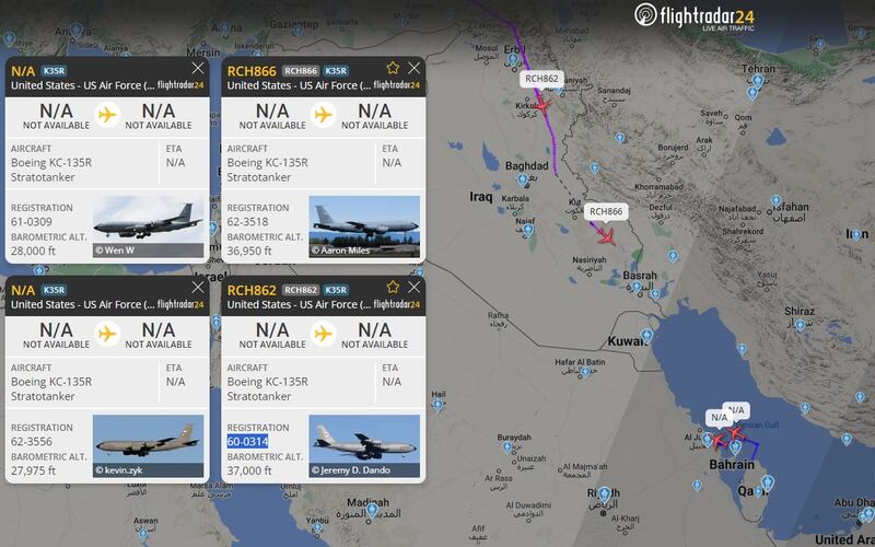 [6] 하니예 피격 당시 미 공군 공중급유기 활동(출처 - 플라이트레이더24 캡처).jpg
