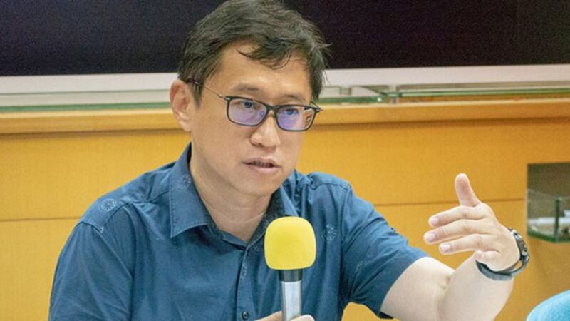 台湾制宪基金会副执行长宋承恩认为,美国为中国若攻台时介入做法理准备。(RFA资料照)