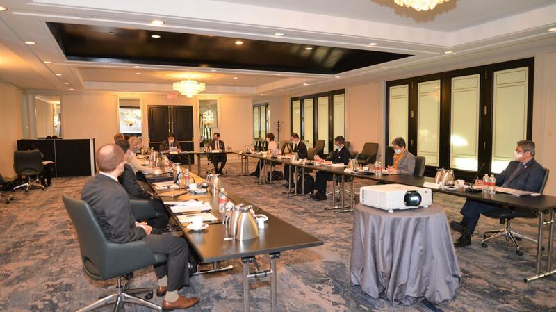 美台双方正式启动“美台经济繁荣伙伴对话”。（台北驻美代表处提供）