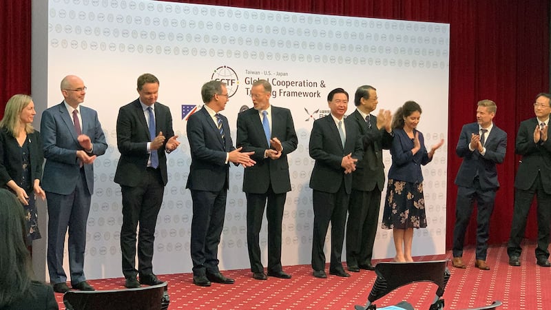 “全球合作暨训练架构(GCTF)成立5周年,盼更多国家加入。(记者夏小华摄)