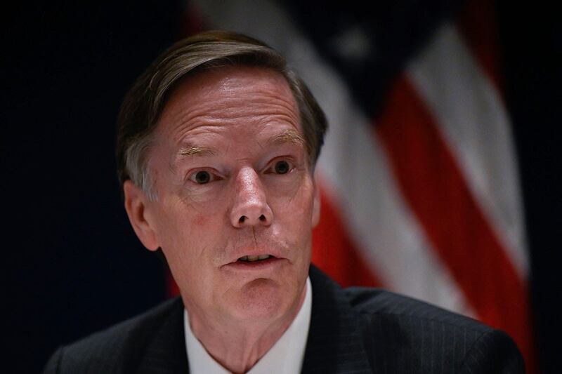 美国驻中国大使伯恩斯(法新社图片)