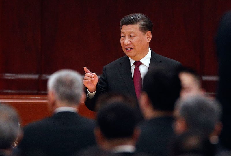 许成钢表示,虽说“地方分权”是中共极权制度的关键,但是习近平日益收权,不想依赖地方行政力量。他以“低能表现”,形容习近平的欲望。(美联社资料图片)