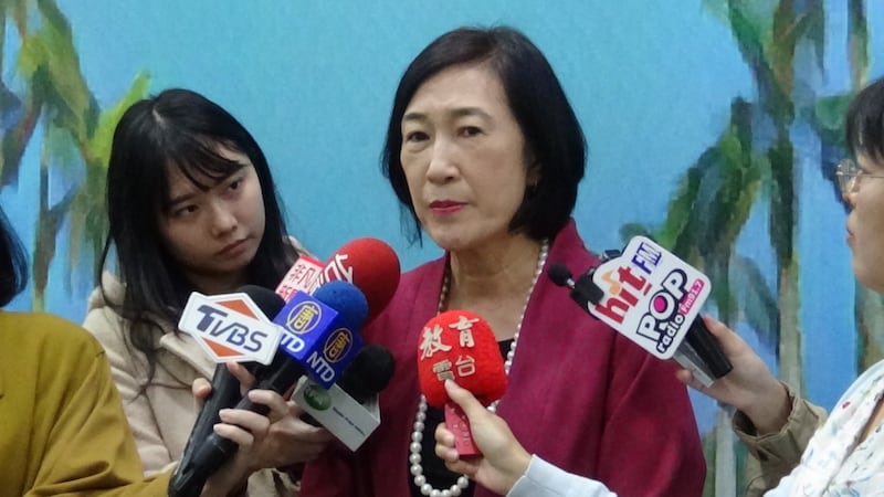 台大副校长周家蓓21日受访表示，对在香港学生赴台访问专案无名额上限。（记者夏小华摄）