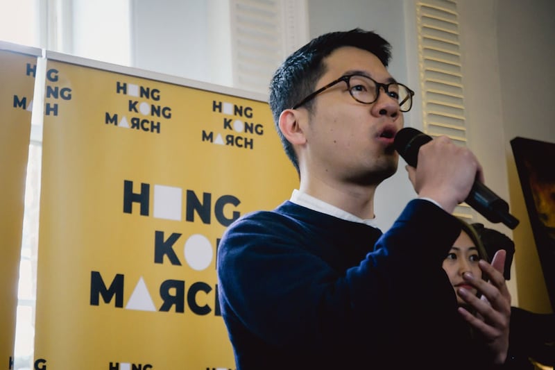 "香港三月文化节"筹委罗冠聪 (罗冠聪脸书照片)