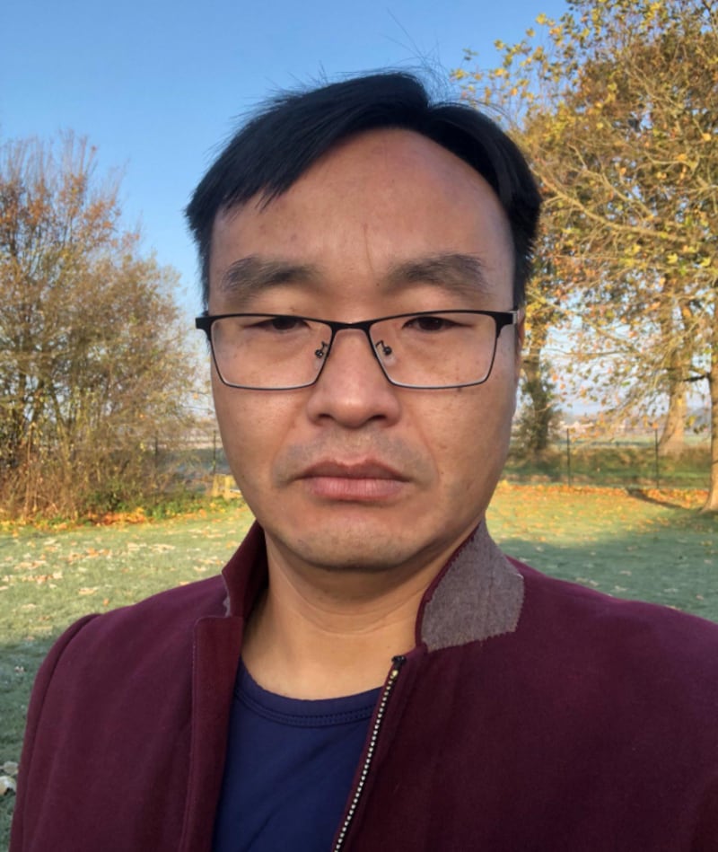 异见人士林生亮(图)透露,由于家属配合当局维稳,人权律师无法介入陆辉煌案。(林生亮独家提供,拍摄日期不详)