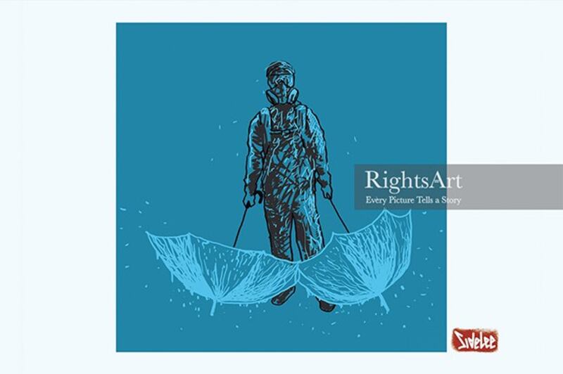 “维艺志”上出售的画作《致2019的你》。(画家SideLee作,来自“维艺志”网站)