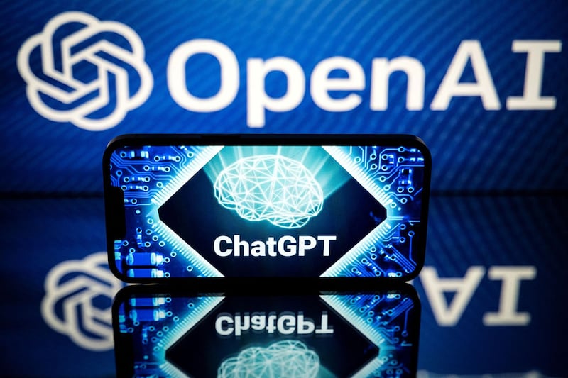 ChatGPT是OpenAI公司开发的人工智能聊天程式。(法新社图片)