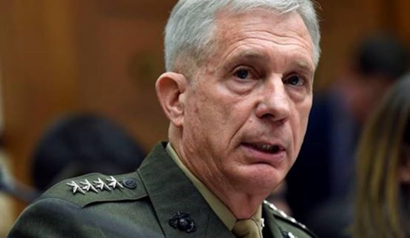 美国非洲司令部司令瓦德豪瑟(Thomas Waldhauser)表示,如果中国人接管吉布提多哈雷(Doraleh)码头,那么后果可能会非常严重。(AP)