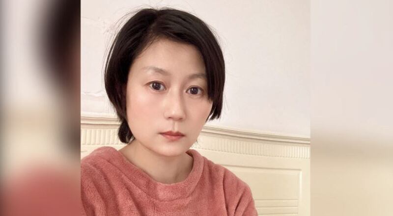 王藏的妻子王丽。(当事人提供/记者古亭)