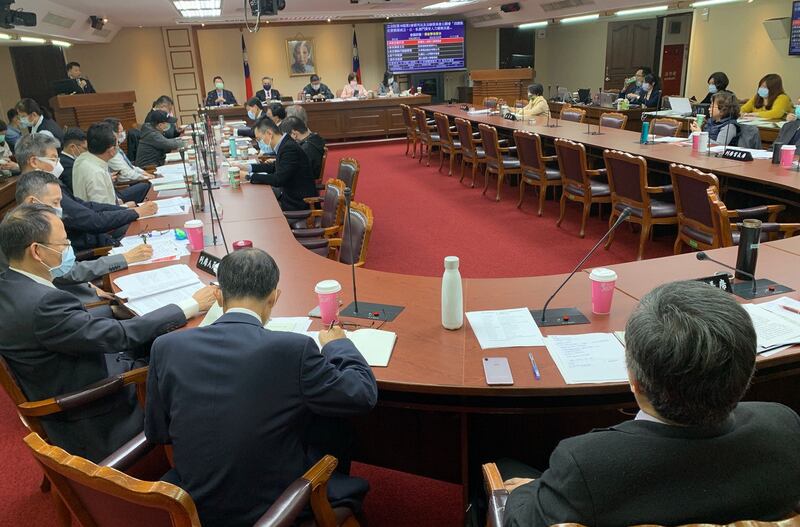 台湾立法院7日召开数位科技部公听会(记者夏小华摄)