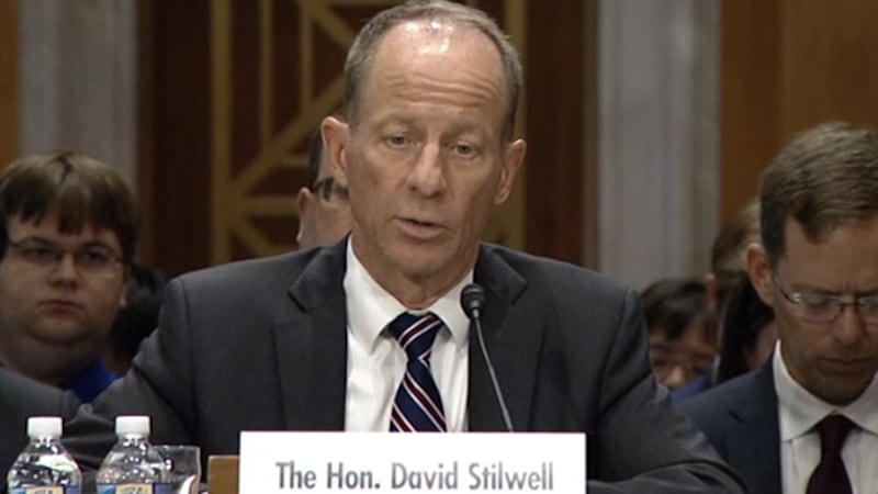 美国国务院主管东亚及太平洋事务的助理国务卿史达伟(David R. Stilwell )(视频截图/美国国会)