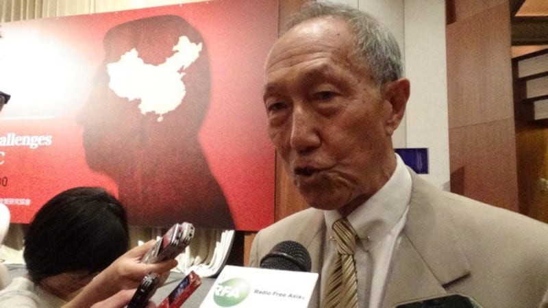 台湾前国防部副部长林中斌(RFA资料照/记者夏小华摄)