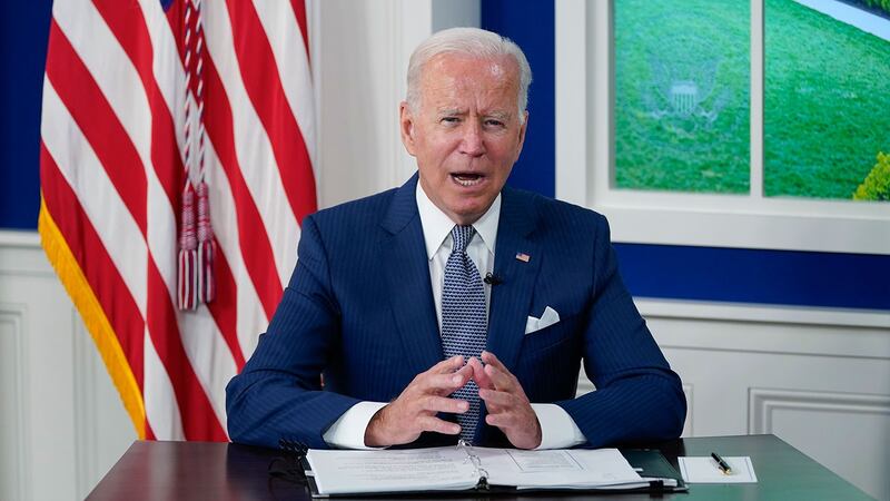 2021年9月22日,美国政府举行“全球COVID-19峰会(Global COVID-19 Summit)”,由总统拜登主持开场。(美联社)