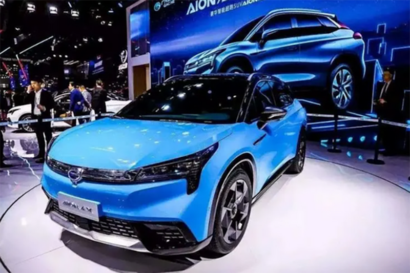 中国国产的一款电动车(网络截图)