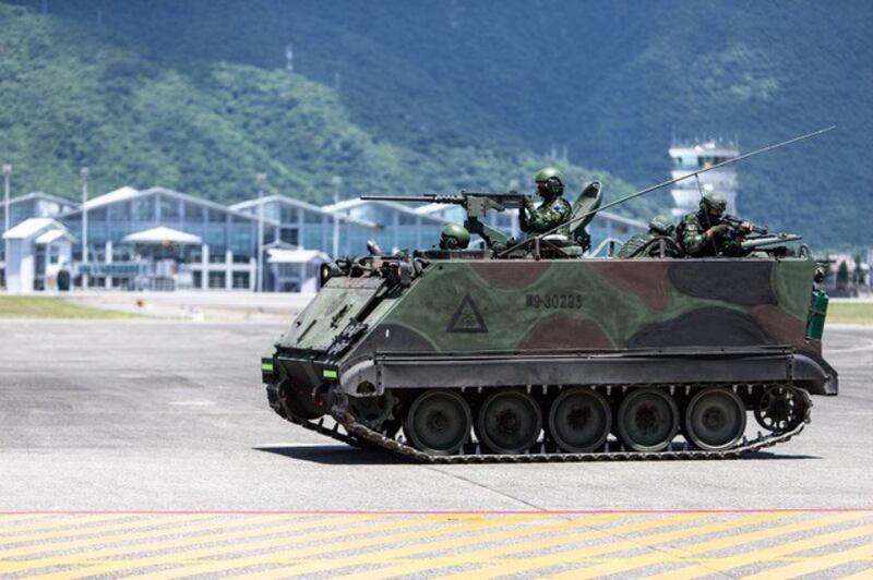 国军在今年7月举行汉光36号演习。(图源:军闻社)