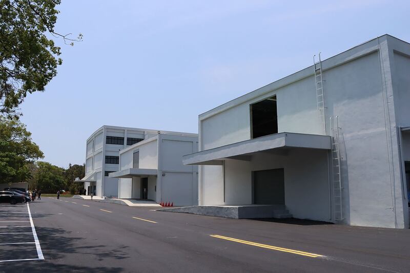 台湾晋升苗栗太空园区厂房。（苗栗县政府脸书）