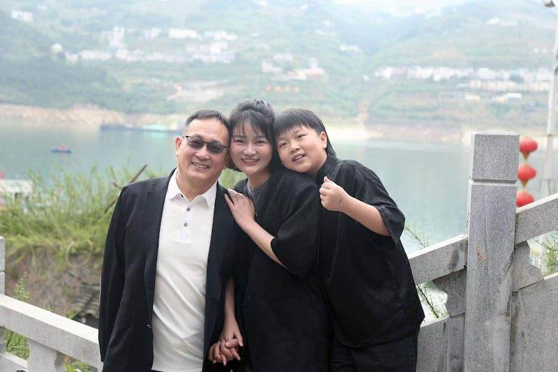 当局的打压和骚扰不断,王全璋和李文足的儿子被迫再次失学,身心受到很大冲击,王全璋和李文足只好带着儿子游学。(李文足提供/RFA资料图)