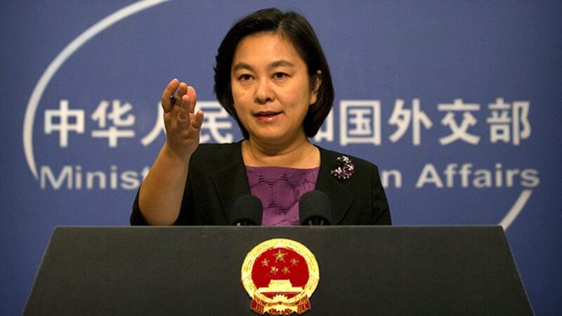 中国外交部发言人华春莹(美联社)