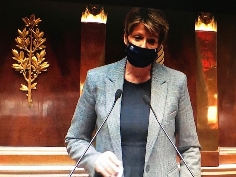 法国国民议会讨论了有关贩卖人体器官议案,如同提案议员杜马(Frédérique Dumas)所希望的,从头到尾只针对中国。(蔡凌摄影)