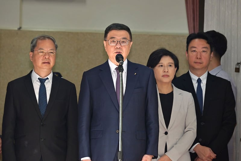 台湾的行政院院长卓荣泰表示,希望能到国会说明政院提复议立场。(台湾的行政院提供)