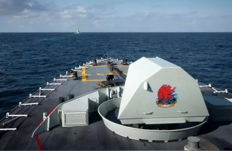 加拿大和美国军舰今年共三次例行性穿越台湾海峡(X截图/CFOperations)