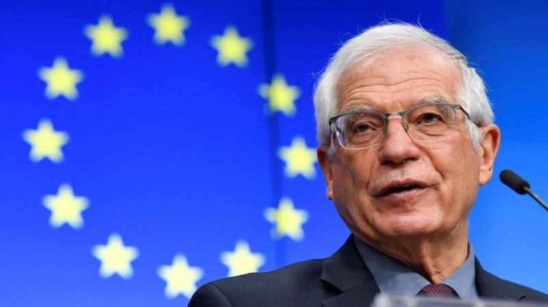 欧盟外交和安全政策高级代表博雷利发表声明指出,基本自由、民主原则和政治多元化是香港特性和繁荣的核心,很遗憾这些价值如今承受当局施加的越来越大压力。(路透社)