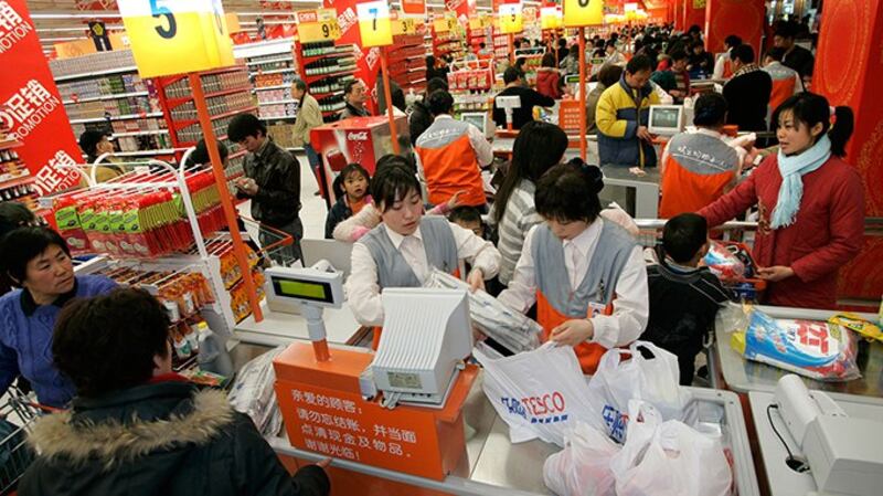 家乐福设于中国北京的一家商店(路透社资料图)